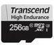 Карта памяти microSDXC, 256Gb, Transcend USD350V, SD адаптер (TS256GUSD350V) 259861 фото 1